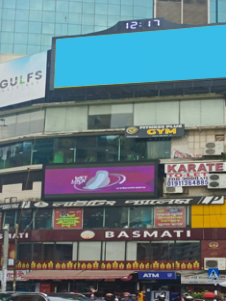 The Most Demanding Gulshan Circle 1-LED Advertising Screen